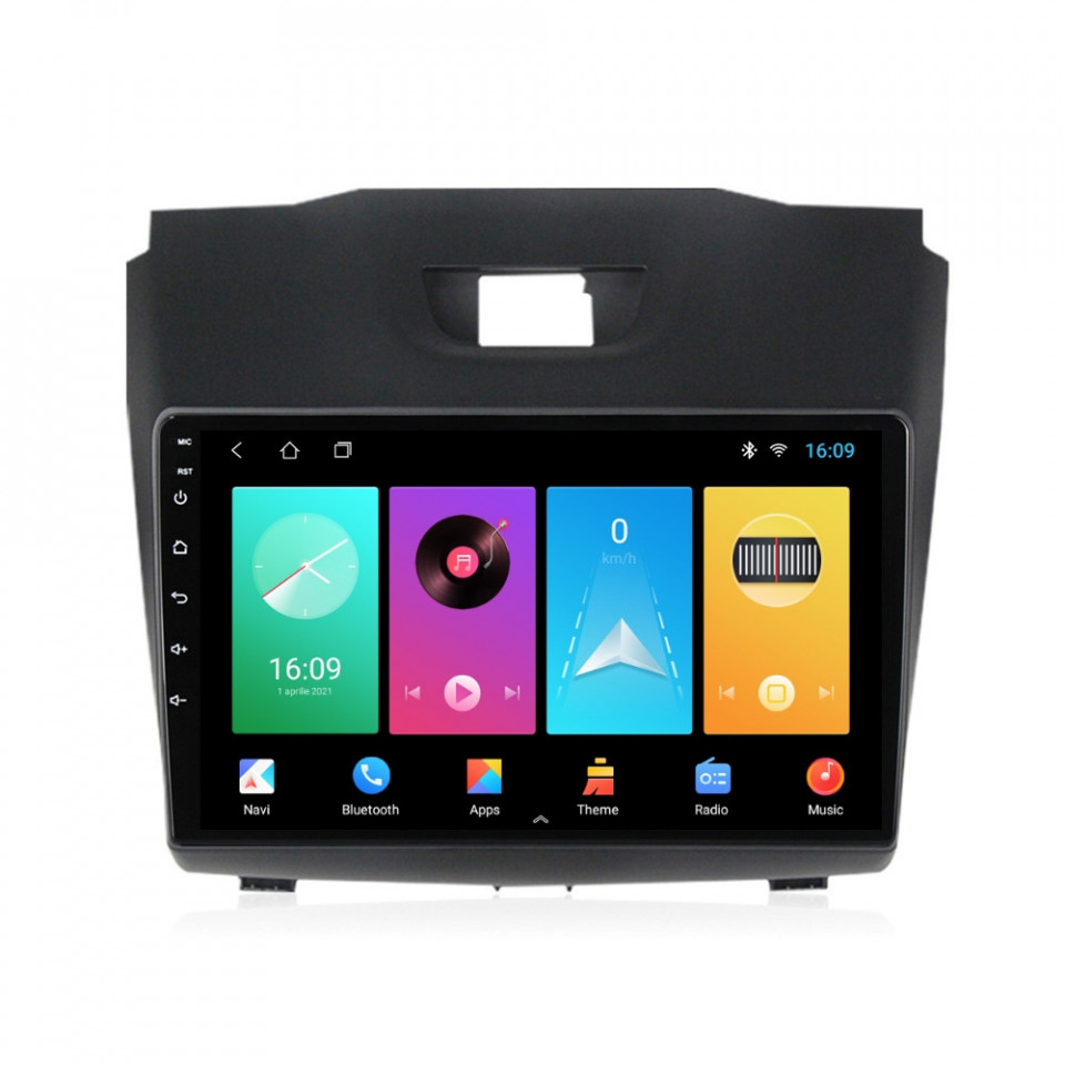 Navigatie dedicata cu Android Isuzu D-Max II 2012 - 2020, 2GB RAM, Radio GPS Dual Zone, Display HD IPS 9