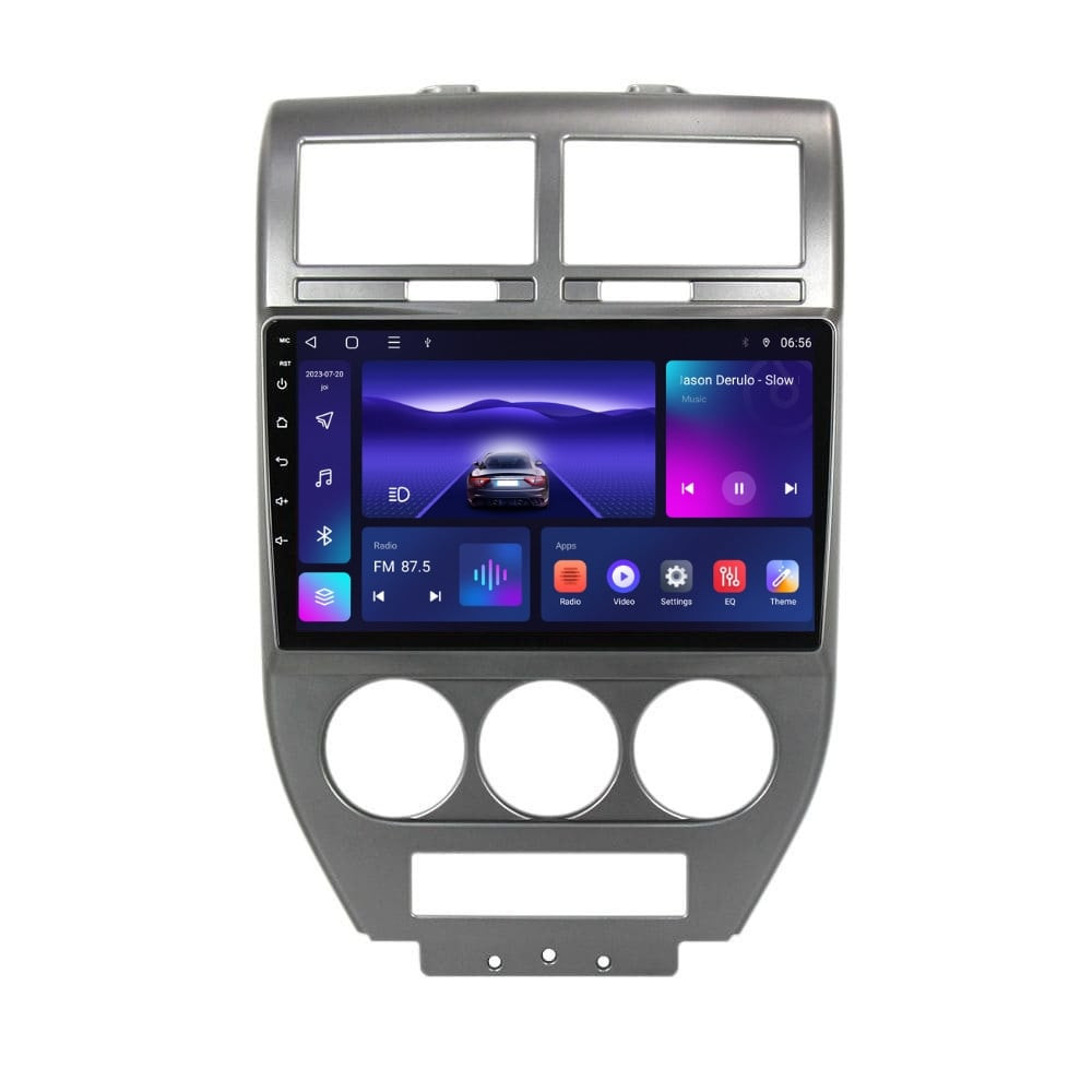 Navigatie dedicata cu Android Jeep Compass I 2006 - 2010, 3GB RAM, Radio GPS Dual Zone, Display HD QLED 10