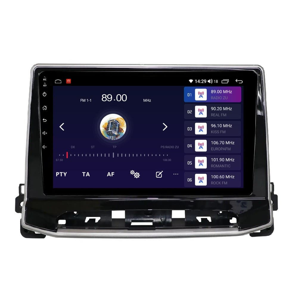 Navigatie dedicata cu Android Jeep Compass II dupa 2021, 6GB RAM, Radio GPS Dual Zone, Display HD QLED 10