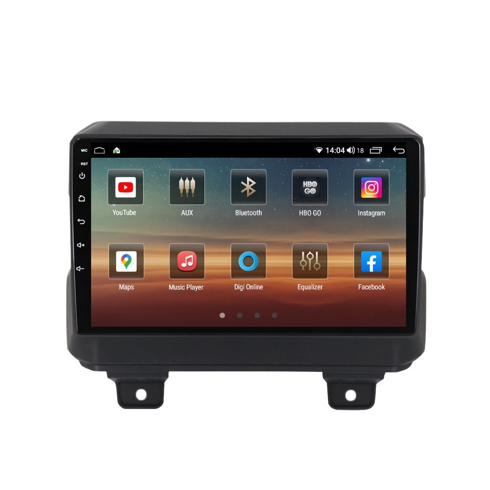 Navigatie dedicata cu Android Jeep Gladiator dupa 2019, 8GB RAM, Radio GPS Dual Zone, Display HD QLED 9