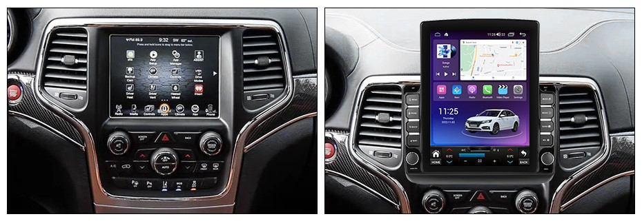 Navigatie dedicata cu Android Jeep Grand Cherokee IV 2014 - 2021, 8GB RAM, Radio GPS Dual Zone, Touchscreen IPS 9.7