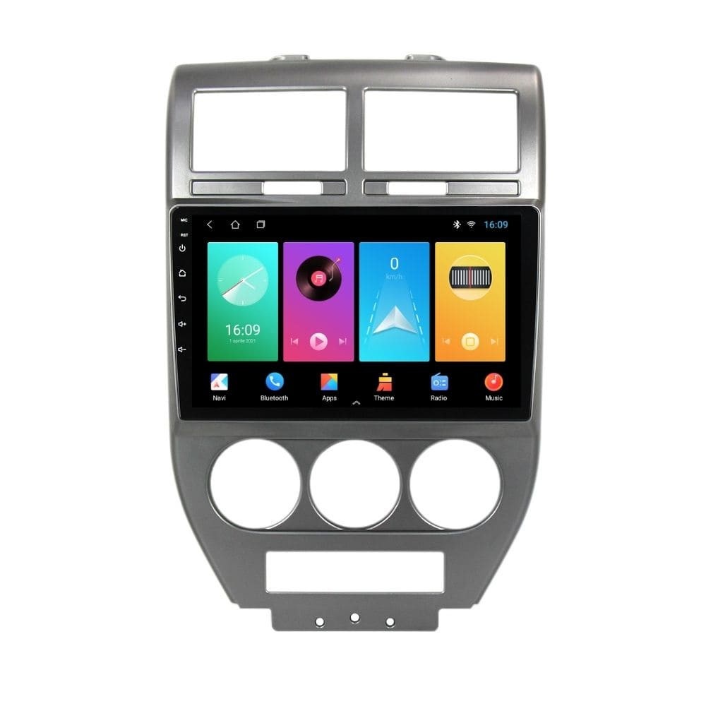 Navigatie dedicata cu Android Jeep Patriot I 2006 - 2010, 1GB RAM, Radio GPS Dual Zone, Display HD IPS 10