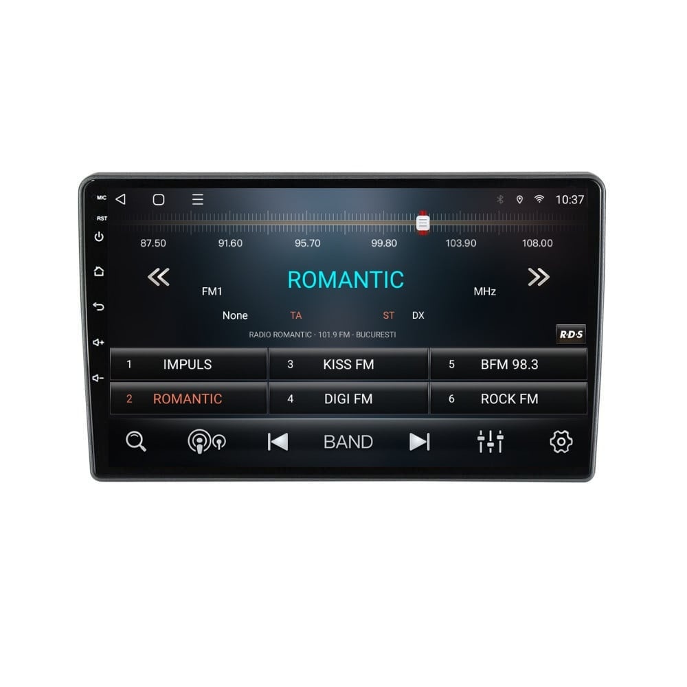 Navigatie dedicata cu Android Jeep Wrangler III (JK) 2011 - 2015, 3GB RAM, Radio GPS Dual Zone, Display HD QLED 10