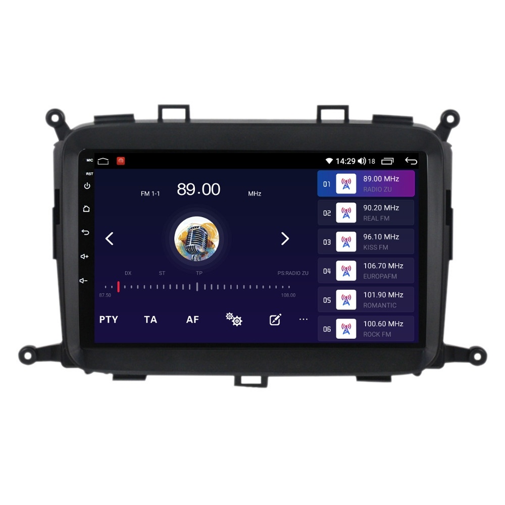 Navigatie dedicata cu Android Kia Carens IV 2013 - 2018, 2GB RAM, Radio GPS Dual Zone, Display HD QLED 9