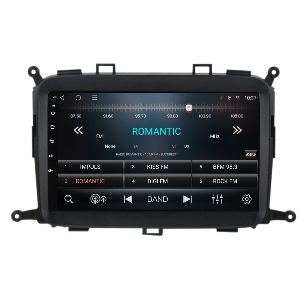 Navigatie dedicata cu Android Kia Carens IV 2013 - 2018, 3GB RAM, Radio GPS Dual Zone, Display HD QLED 9