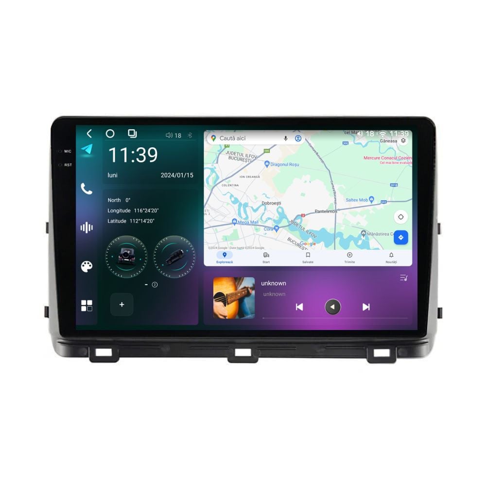 Navigatie dedicata cu Android KIA Ceed / ProCeed / XCeed dupa 2020, 12GB RAM, Radio GPS Dual Zone, Display 2K QLED 10.36