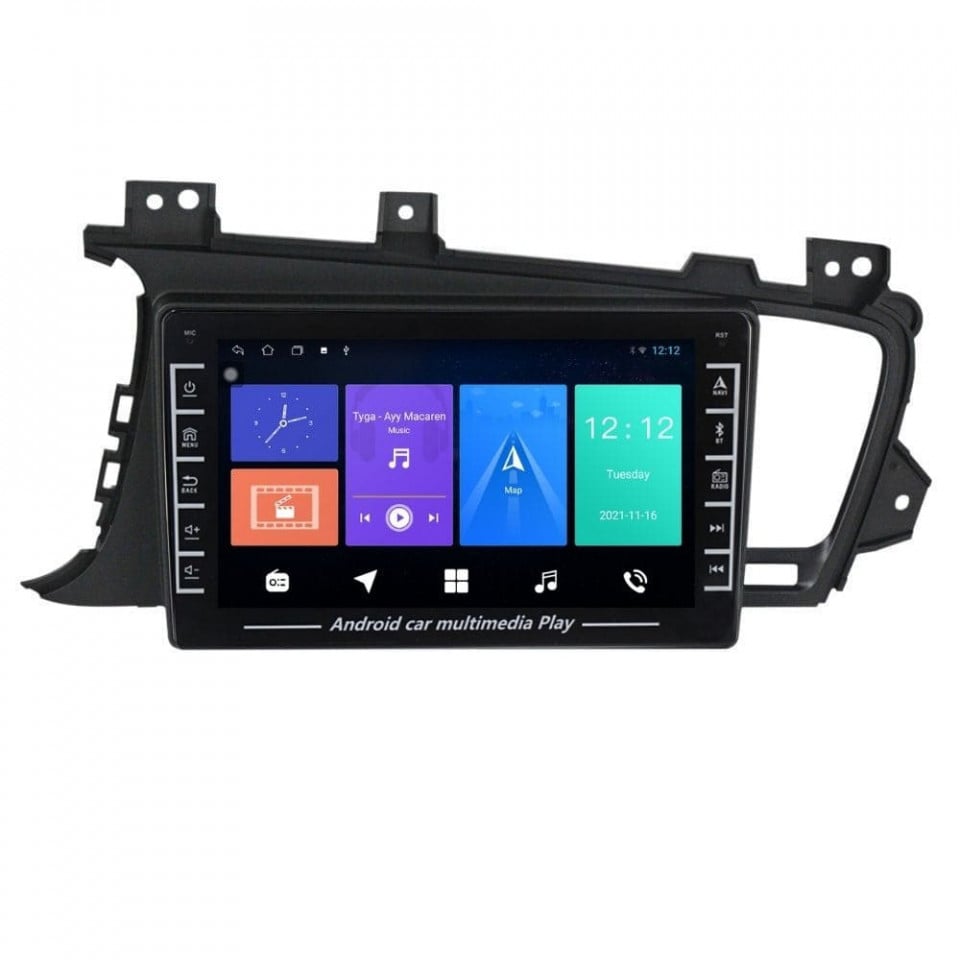 Navigatie dedicata cu Android Kia Optima I 2010 - 2015, 1GB RAM, Radio GPS Dual Zone, Display HD IPS 8