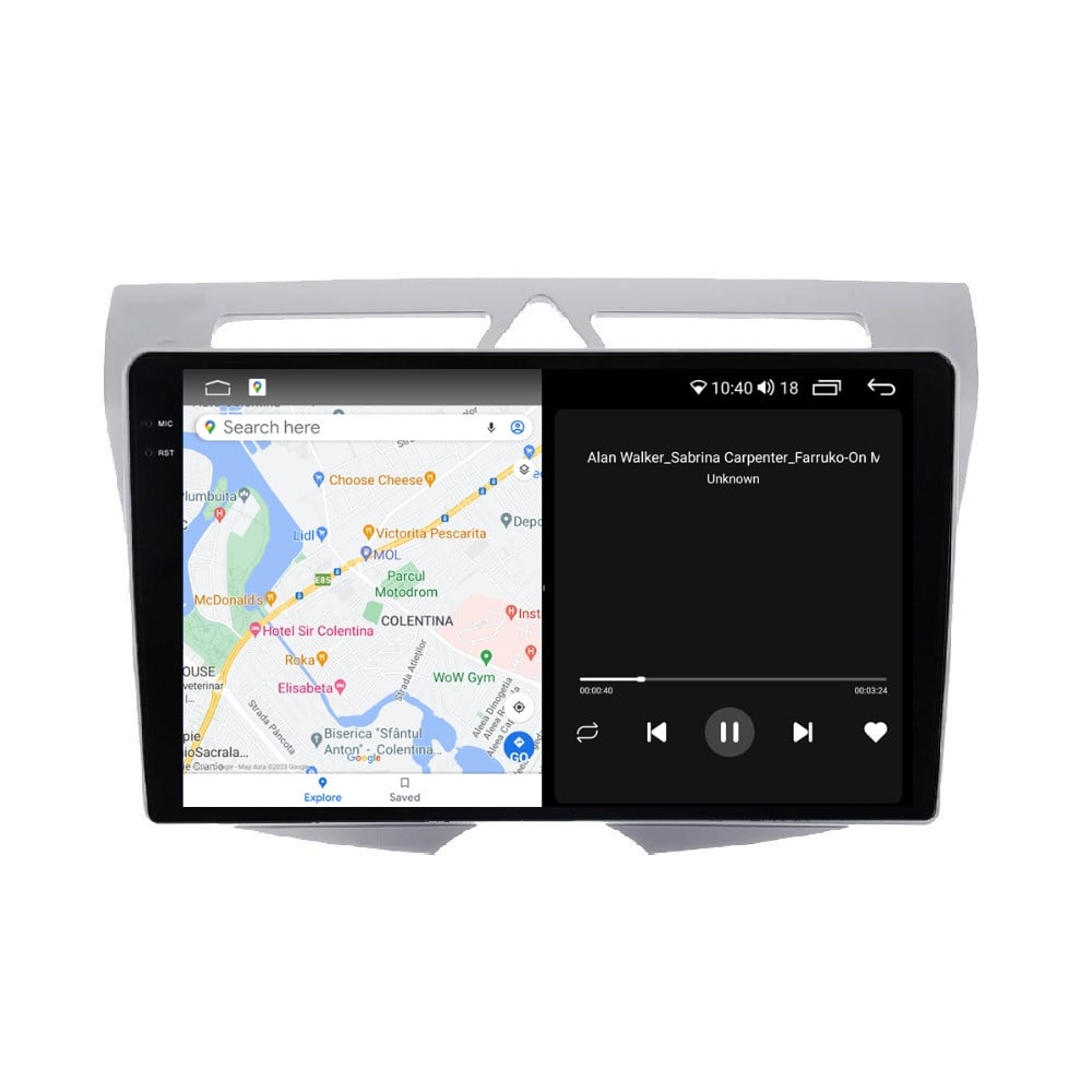 Navigatie dedicata cu Android Kia Picanto I 2007 - 2011, 4GB RAM, Radio GPS Dual Zone, Display 2K QLED 9.5