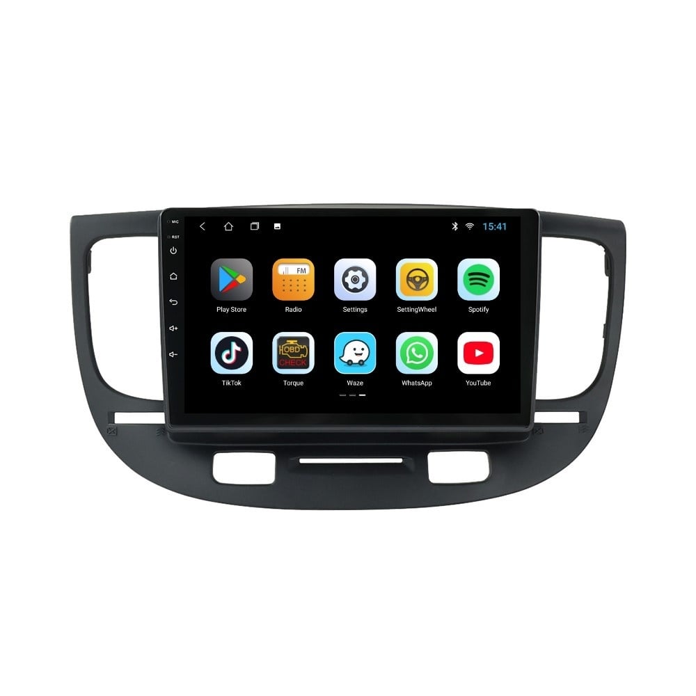 Navigatie dedicata cu Android Kia Rio II 2005 - 2011, 1GB RAM, Radio GPS Dual Zone, Display HD IPS 9