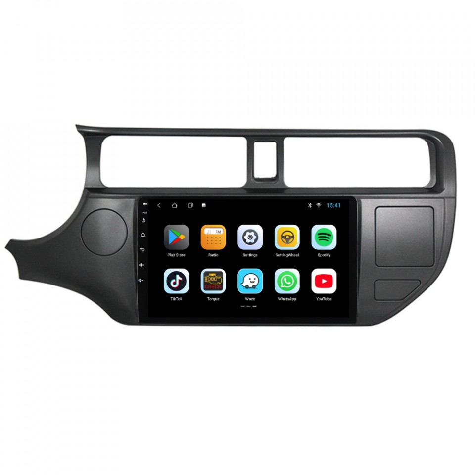 Navigatie dedicata cu Android Kia Rio III 2011 - 2014, 1GB RAM, Radio GPS Dual Zone, Display HD IPS 9