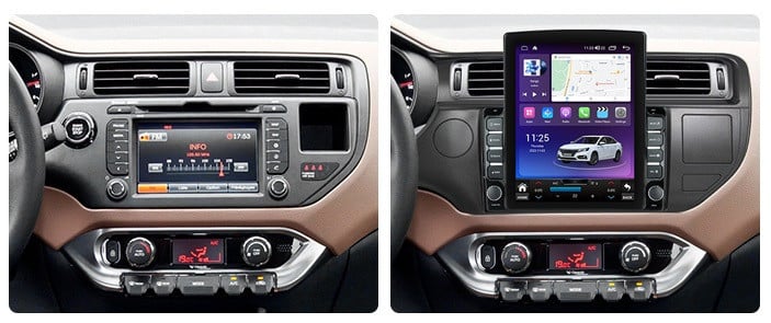 Navigatie dedicata cu Android Kia Rio III 2011 - 2014, 4GB RAM, Radio GPS Dual Zone, Touchscreen IPS 9.7