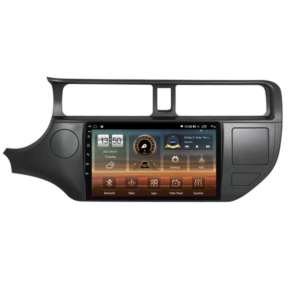 Navigatie dedicata cu Android Kia Rio III 2011 - 2014, 8GB RAM, Radio GPS Dual Zone, Display HD QLED 9