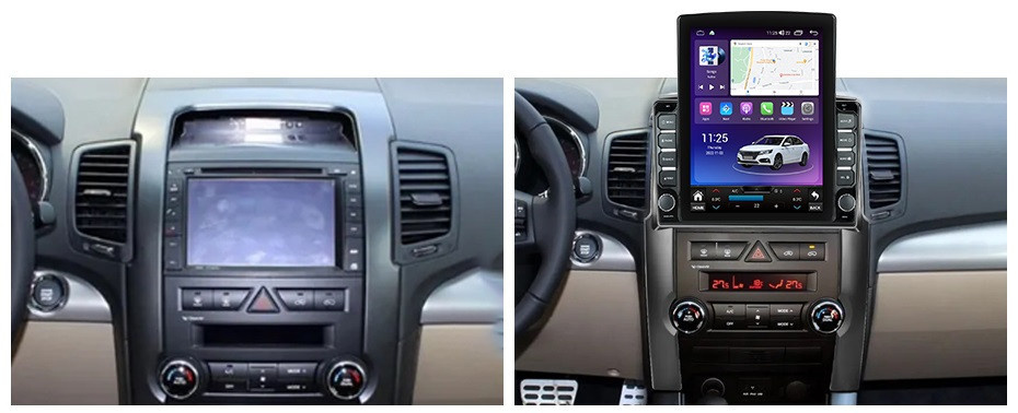 Navigatie dedicata cu Android Kia Sorento II 2009 - 2012, 8GB RAM, Radio GPS Dual Zone, Touchscreen IPS 9.7