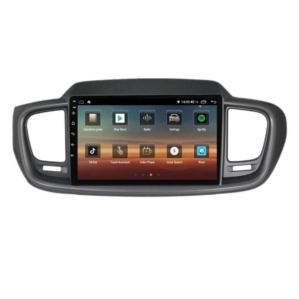 Navigatie dedicata cu Android KIA Sorento III 2015 - 2020, 4GB RAM, Radio GPS Dual Zone, Display HD QLED 10