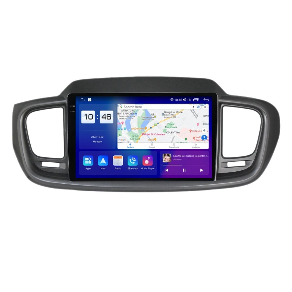 Navigatie dedicata cu Android KIA Sorento III 2015 - 2020, 8GB RAM, Radio GPS Dual Zone, Display 2K QLED 10.36