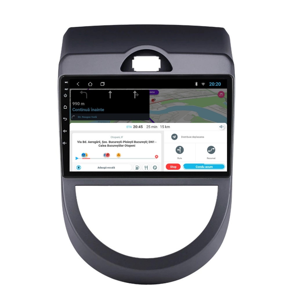 Navigatie dedicata cu Android Kia Soul 2009 - 2013, 2GB RAM, Radio GPS Dual Zone, Display HD IPS 9" Touchscreen, Internet Wi-Fi, Bluetooth, MirrorLink, USB - Imagine 8