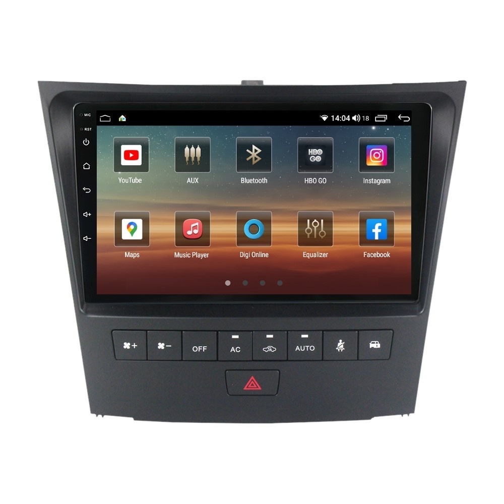 Navigatie dedicata cu Android Lexus GS 2005 - 2012, 4GB RAM, Radio GPS Dual Zone, Display HD QLED 9