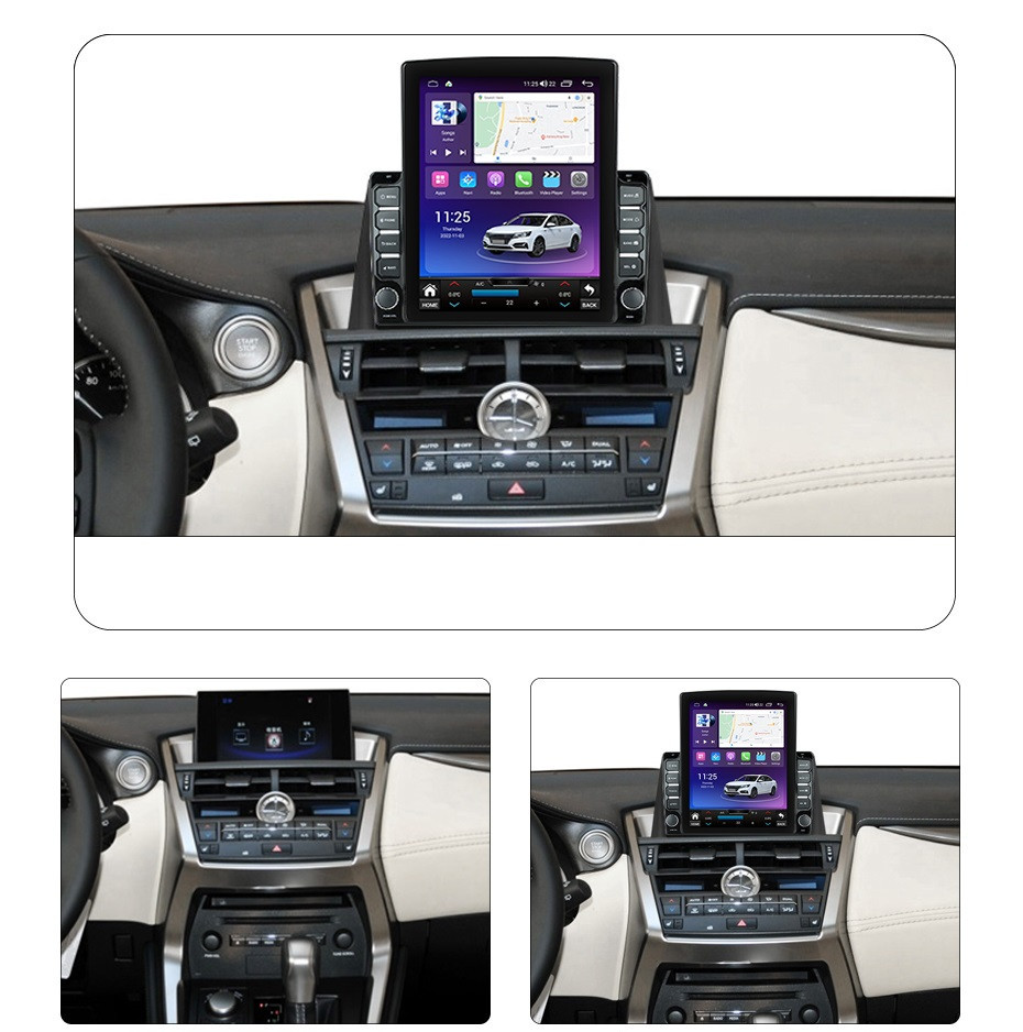 Navigatie dedicata cu Android Lexus NX 2014 - 2020, 4GB RAM, Radio GPS Dual Zone, Touchscreen IPS 9.7