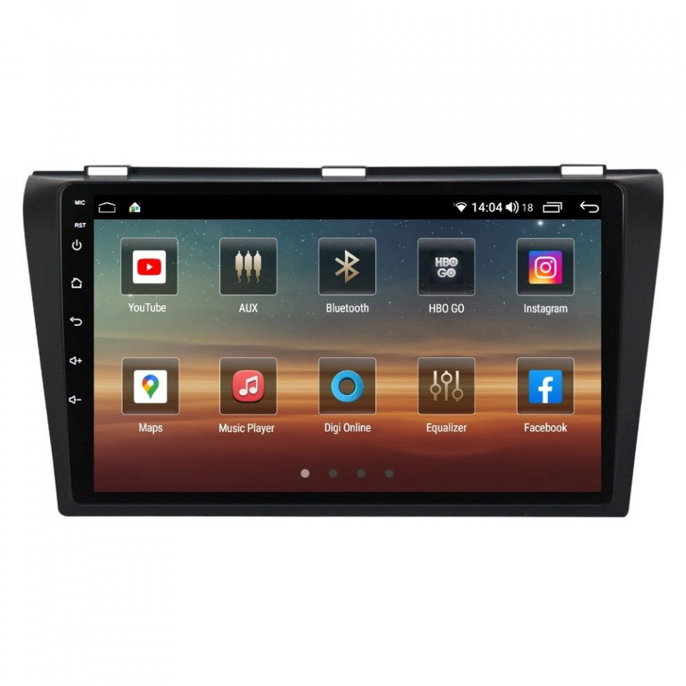 Navigatie dedicata cu Android Mazda 3 2003 - 2009, 8GB RAM, Radio GPS Dual Zone, Display HD QLED 9