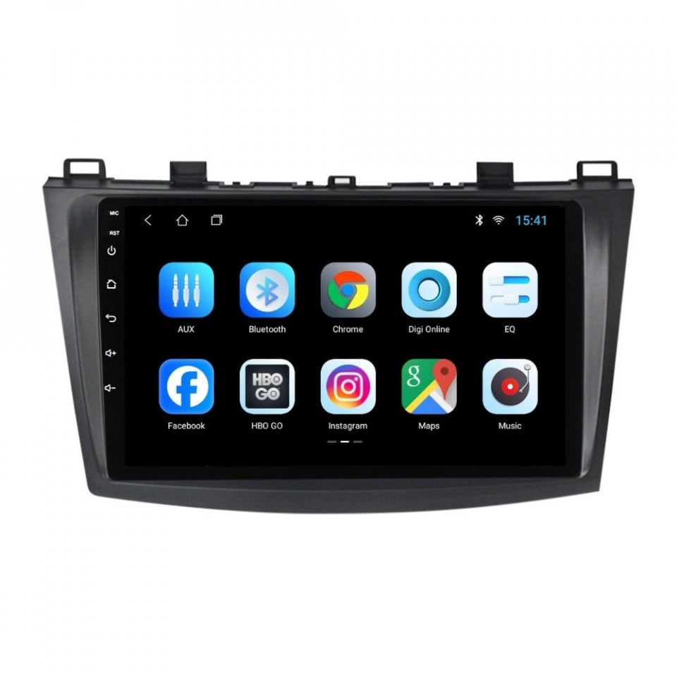 Navigatie dedicata cu Android Mazda 3 2009 - 2013, 2GB RAM, Radio GPS Dual Zone, Display HD IPS 9