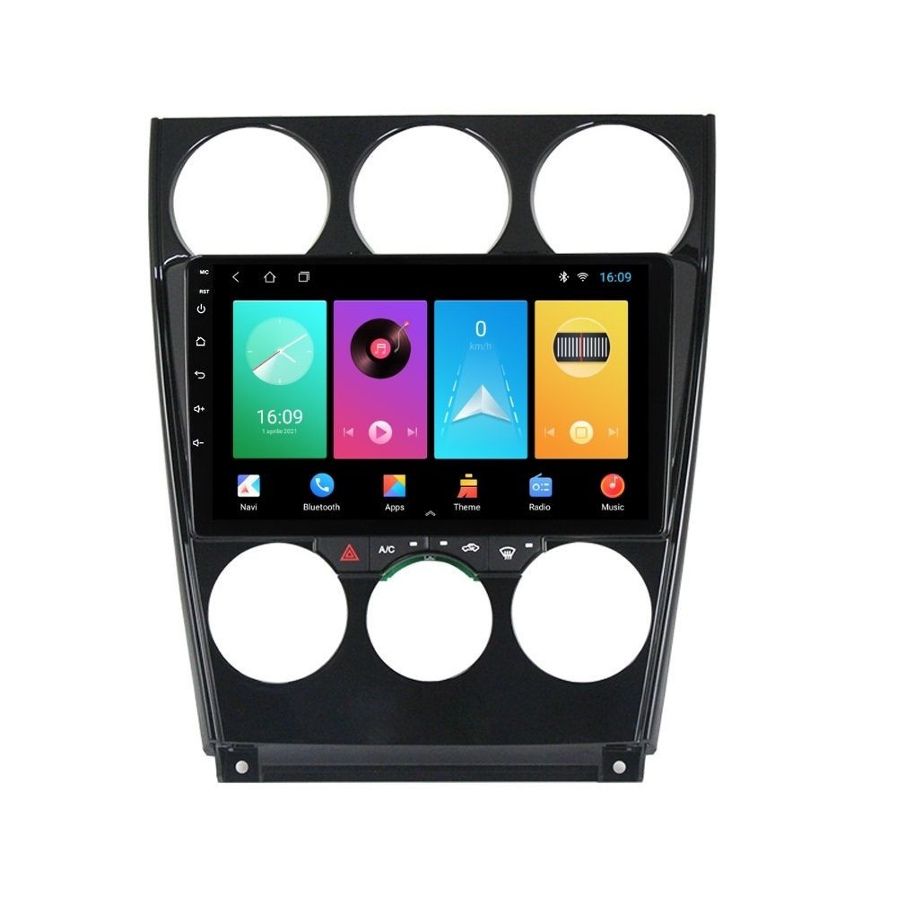 Navigatie dedicata cu Android Mazda 6 2002 - 2008, 2GB RAM, Radio GPS Dual Zone, Display HD IPS 9