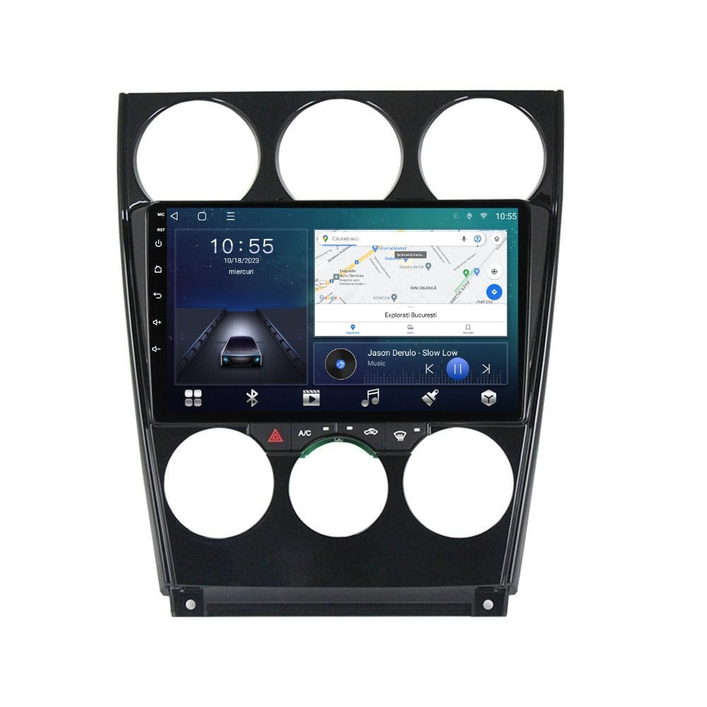 Navigatie dedicata cu Android Mazda 6 2002 - 2008, 3GB RAM, Radio GPS Dual Zone, Display HD QLED 9