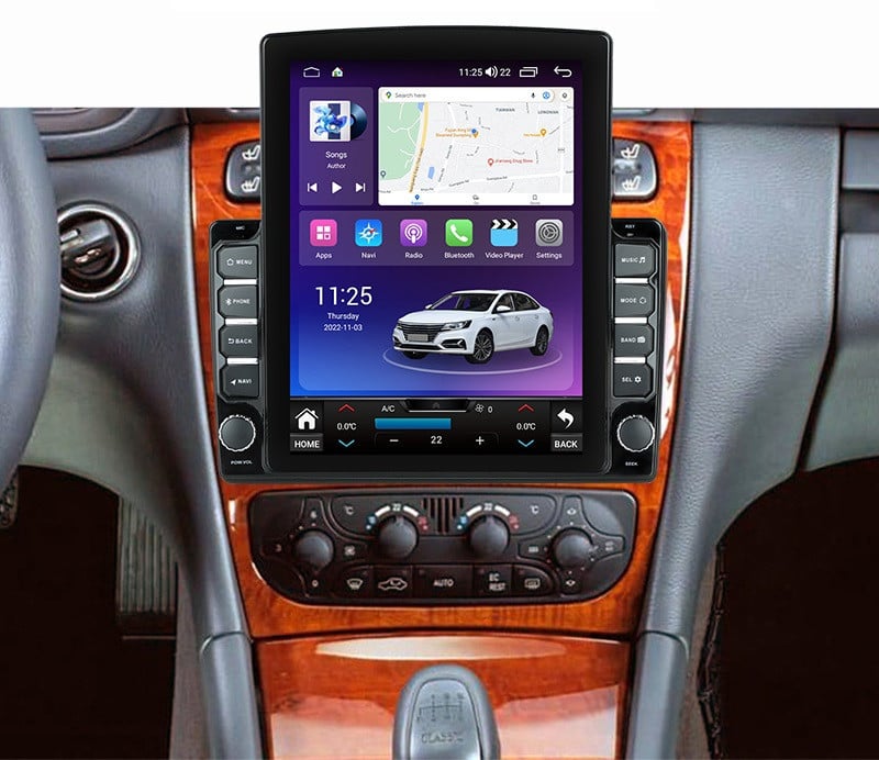 Navigatie dedicata cu Android Mercedes C-Class W203 2000 - 2004, 4GB RAM, Radio GPS Dual Zone, Touchscreen IPS 9.7