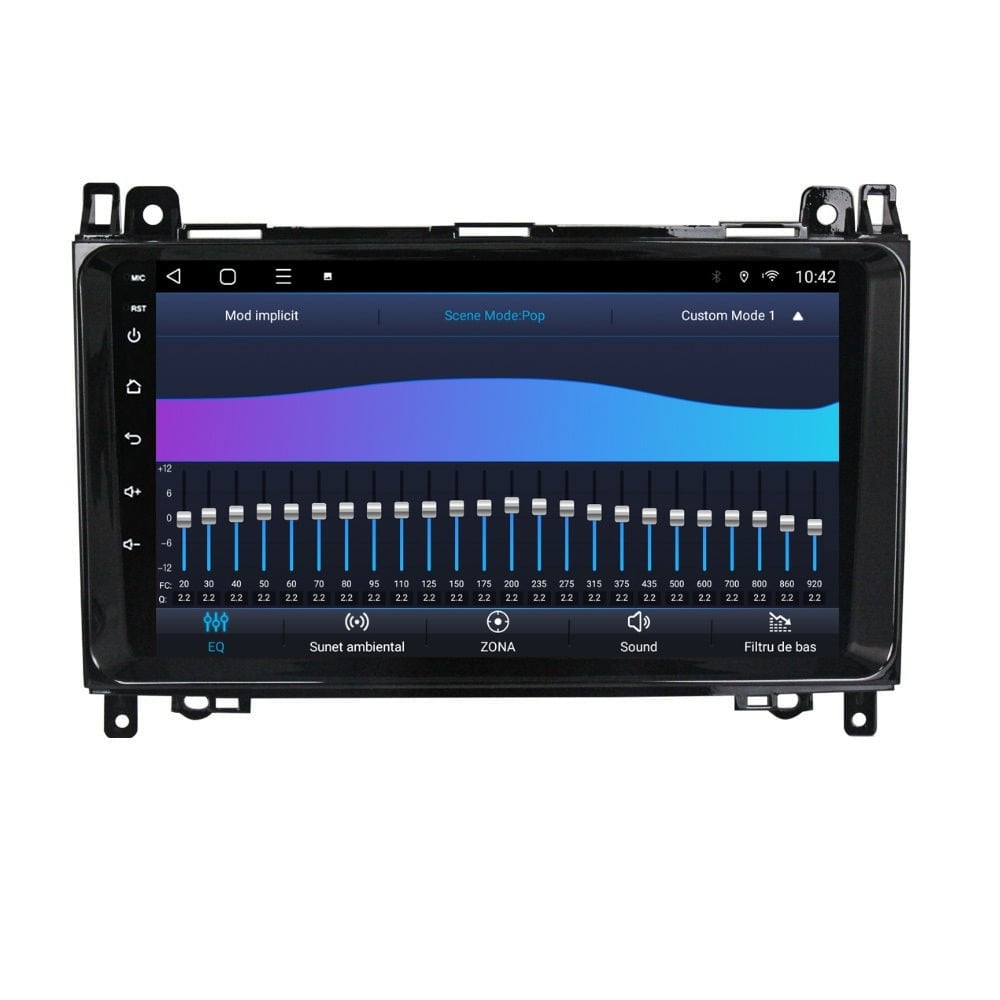 Navigatie dedicata cu Android Mercedes Sprinter 2006 - 2018, 3GB RAM, Radio GPS Dual Zone, Display HD QLED 9