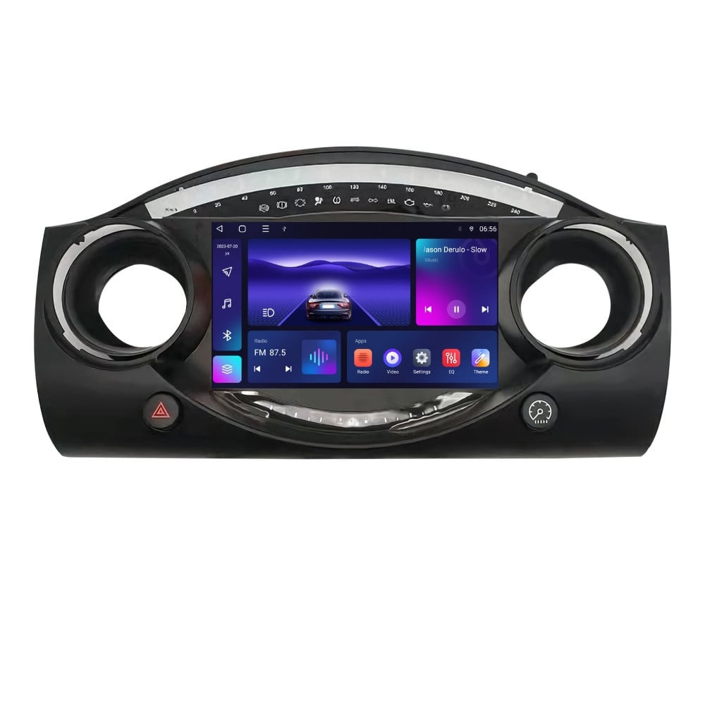 Navigatie dedicata cu Android Mini Cooper / One (R50, R52, R53) 2001 - 2008, 3GB RAM, Radio GPS Dual Zone, Display HD QLED 9