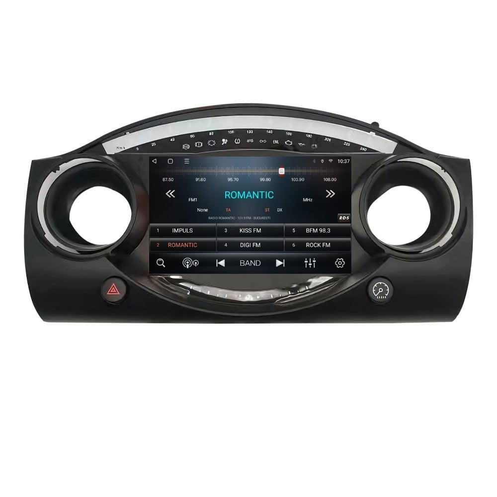 Navigatie dedicata cu Android Mini Cooper / One (R50, R52, R53) 2001 - 2008, 3GB RAM, Radio GPS Dual Zone, Display HD QLED 9