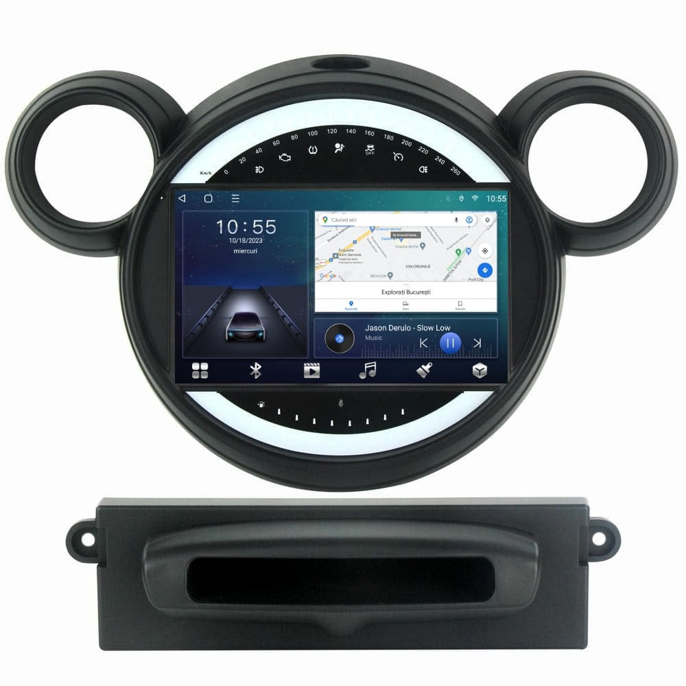 Navigatie dedicata cu Android Mini Countryman / Paceman (R60, R61) 2010 - 2017, 3GB RAM, Radio GPS Dual Zone, Display HD QLED 9