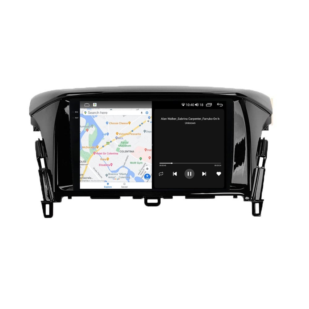 Navigatie dedicata cu Android Mitsubishi Eclipse Cross 2017 - 2020, 4GB RAM, Radio GPS Dual Zone, Display 2K QLED 9.5