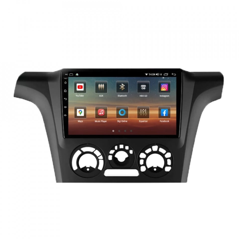 Navigatie dedicata cu Android Mitsubishi Outlander I 2001 - 2006, 8GB RAM, Radio GPS Dual Zone, Display HD QLED 10