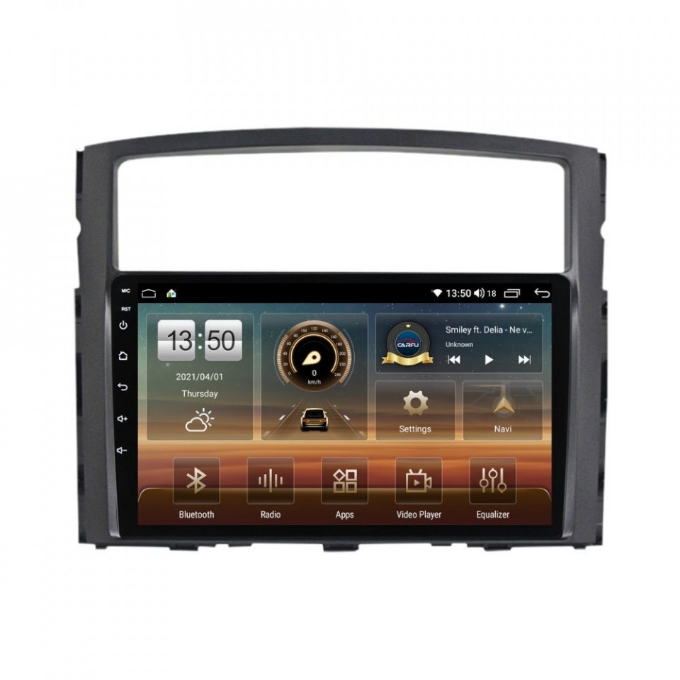 Navigatie dedicata cu Android Mitsubishi Pajero IV 2006 - 2018, 8GB RAM, Radio GPS Dual Zone, Display HD QLED 9