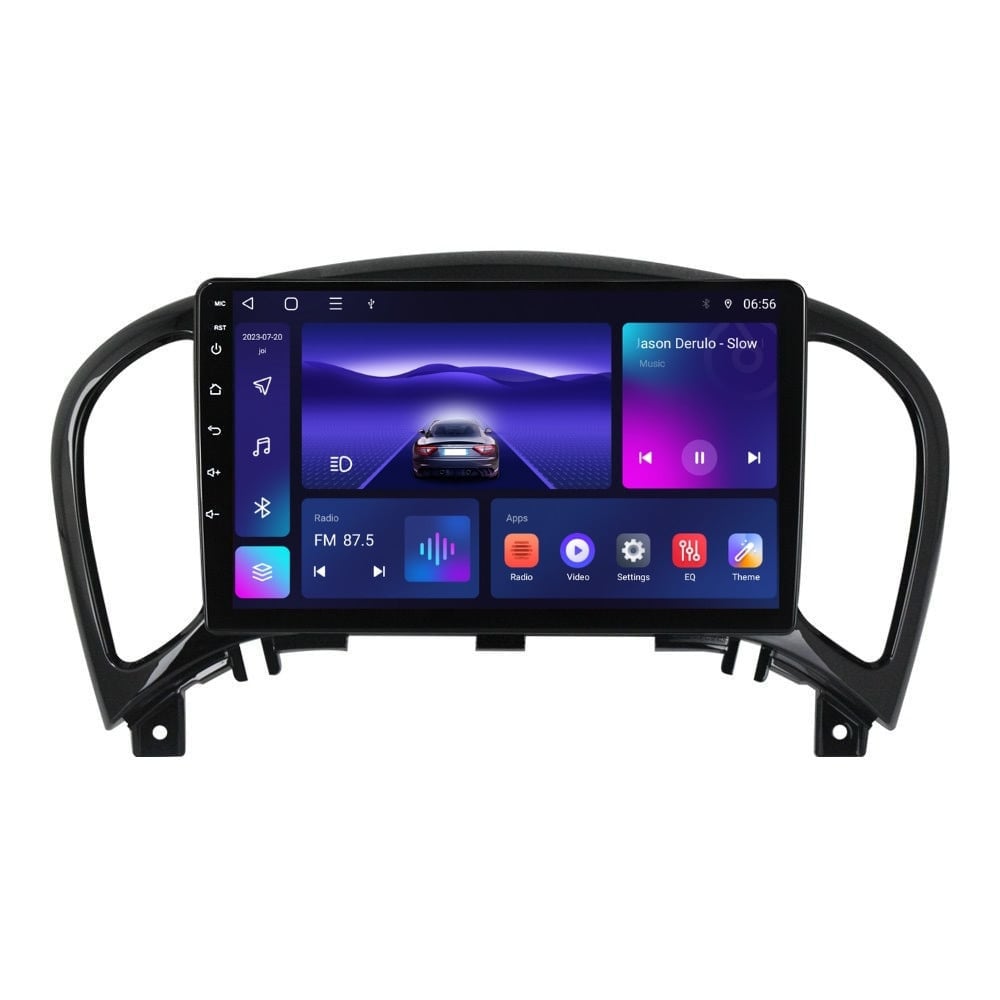 Navigatie dedicata cu Android Nissan Juke 2010 - 2019, 3GB RAM, Radio GPS Dual Zone, Display HD QLED 9