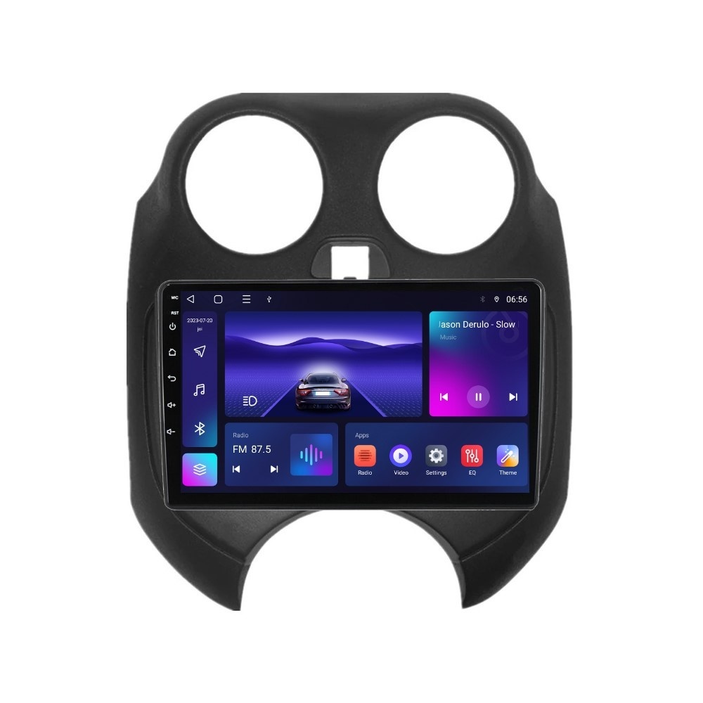 Navigatie dedicata cu Android Nissan Micra IV 2010 - 2013, 3GB RAM, Radio GPS Dual Zone, Display HD QLED 9