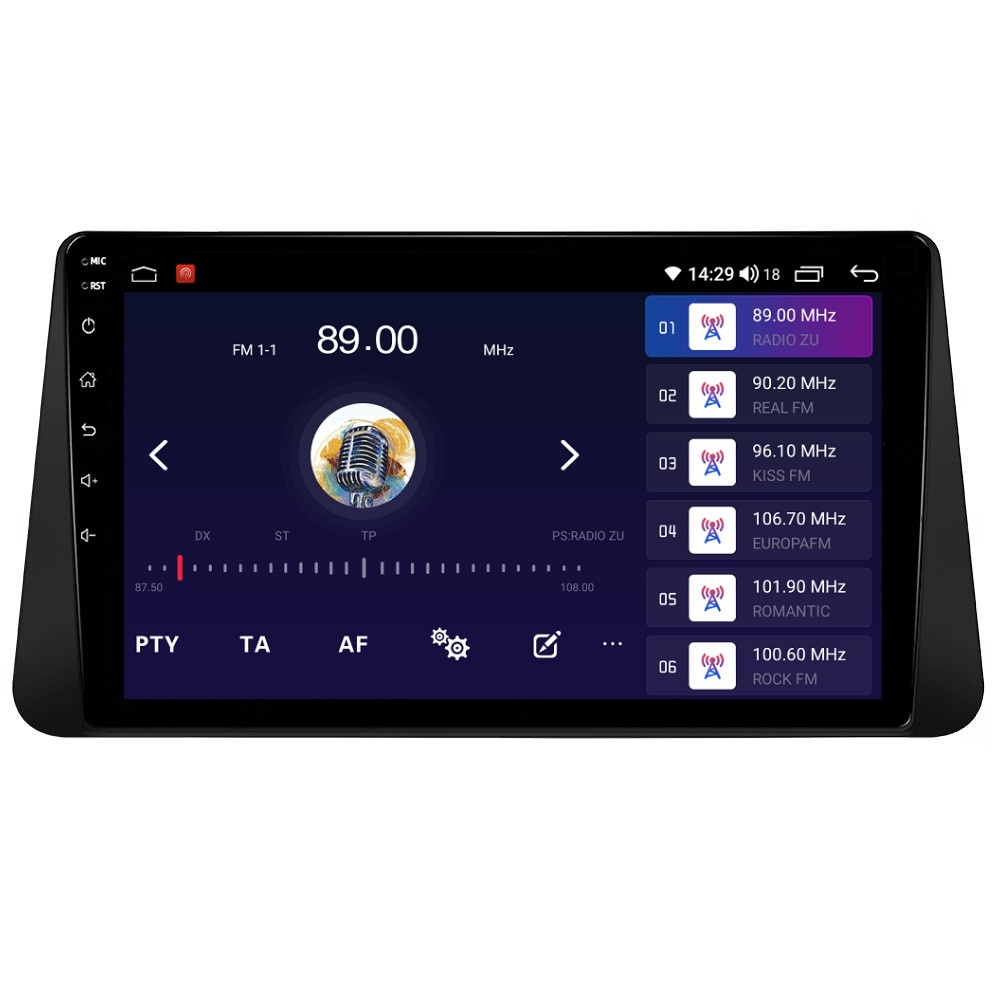 Navigatie dedicata cu Android Nissan Micra V dupa 2017, 2GB RAM, Radio GPS Dual Zone, Display HD QLED 9