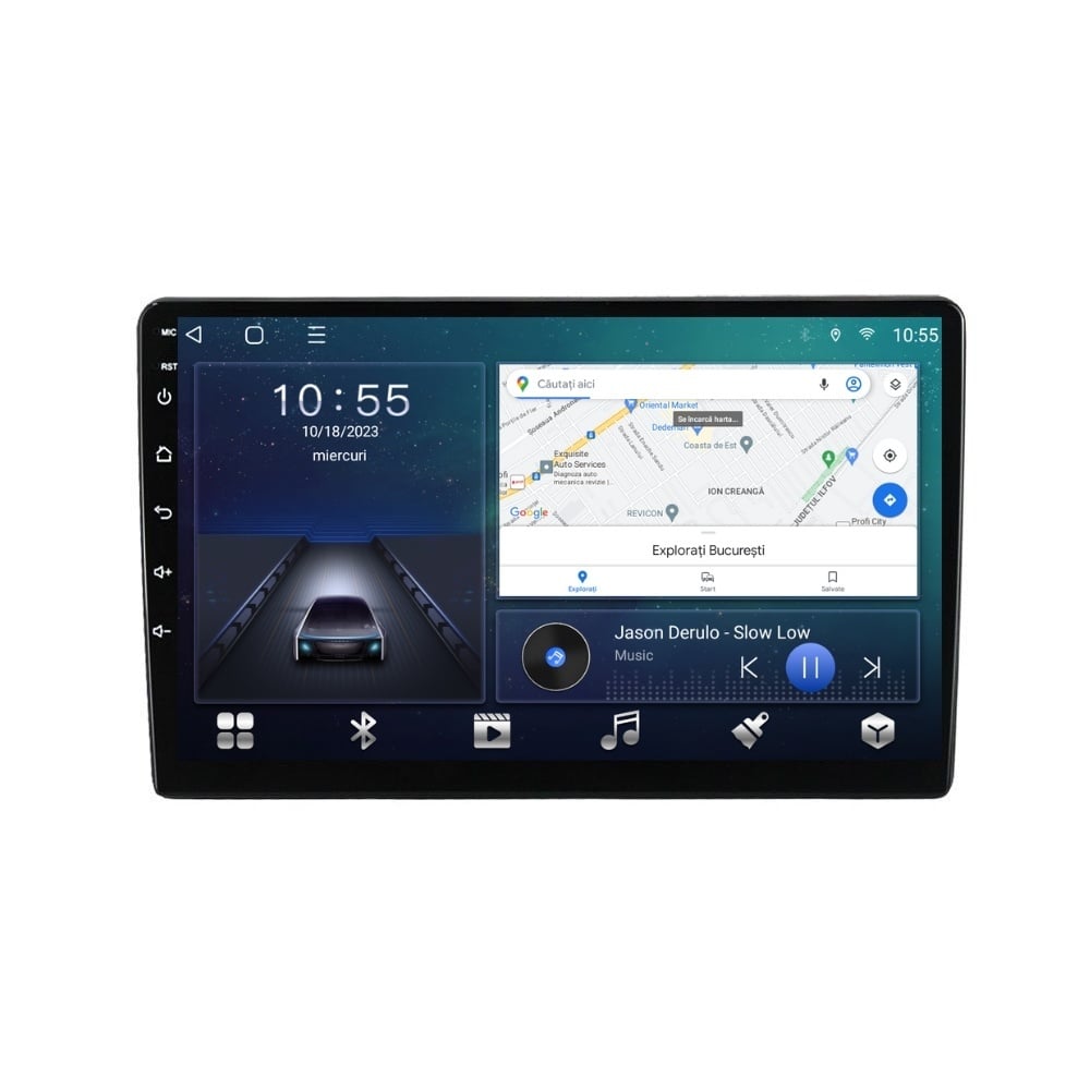 Navigatie dedicata cu Android Nissan Primastar 2001 - 2010, 3GB RAM, Radio GPS Dual Zone, Display HD QLED 9