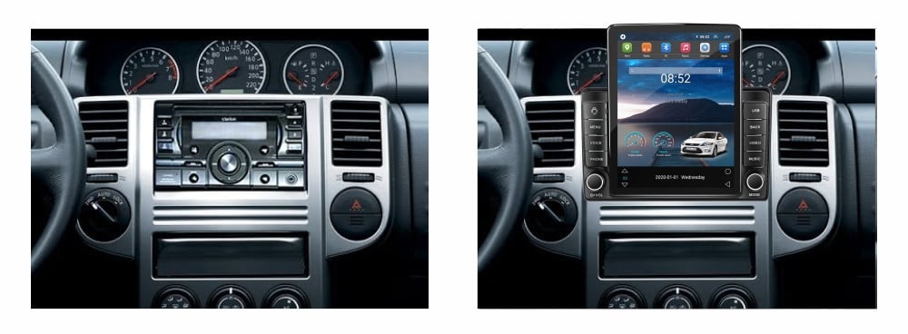 Navigatie dedicata cu Android Nissan X-Trail T30 2001 - 2007, 1GB RAM, Radio GPS Dual Zone, Touchscreen IPS 9.7