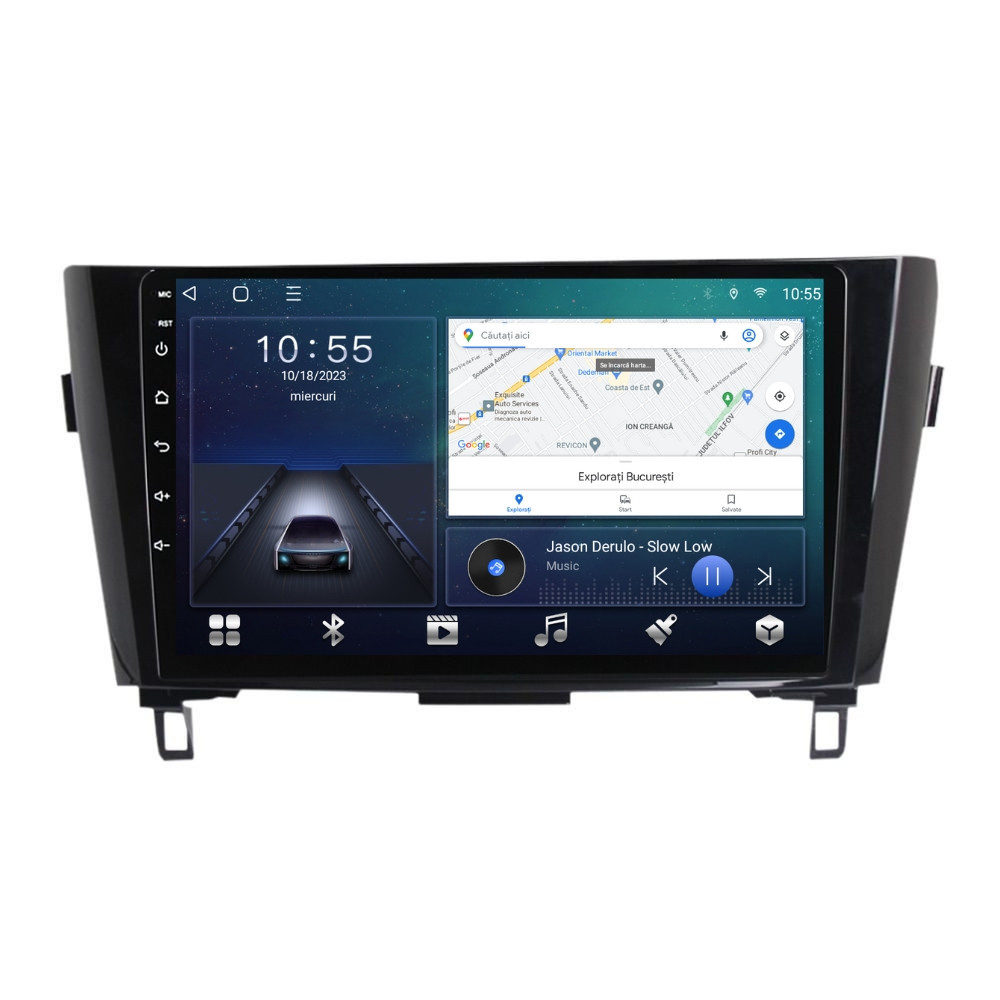 Navigatie dedicata cu Android Nissan X-Trail T32 2014 - 2021, 2GB RAM, Radio GPS Dual Zone, Display HD QLED 10