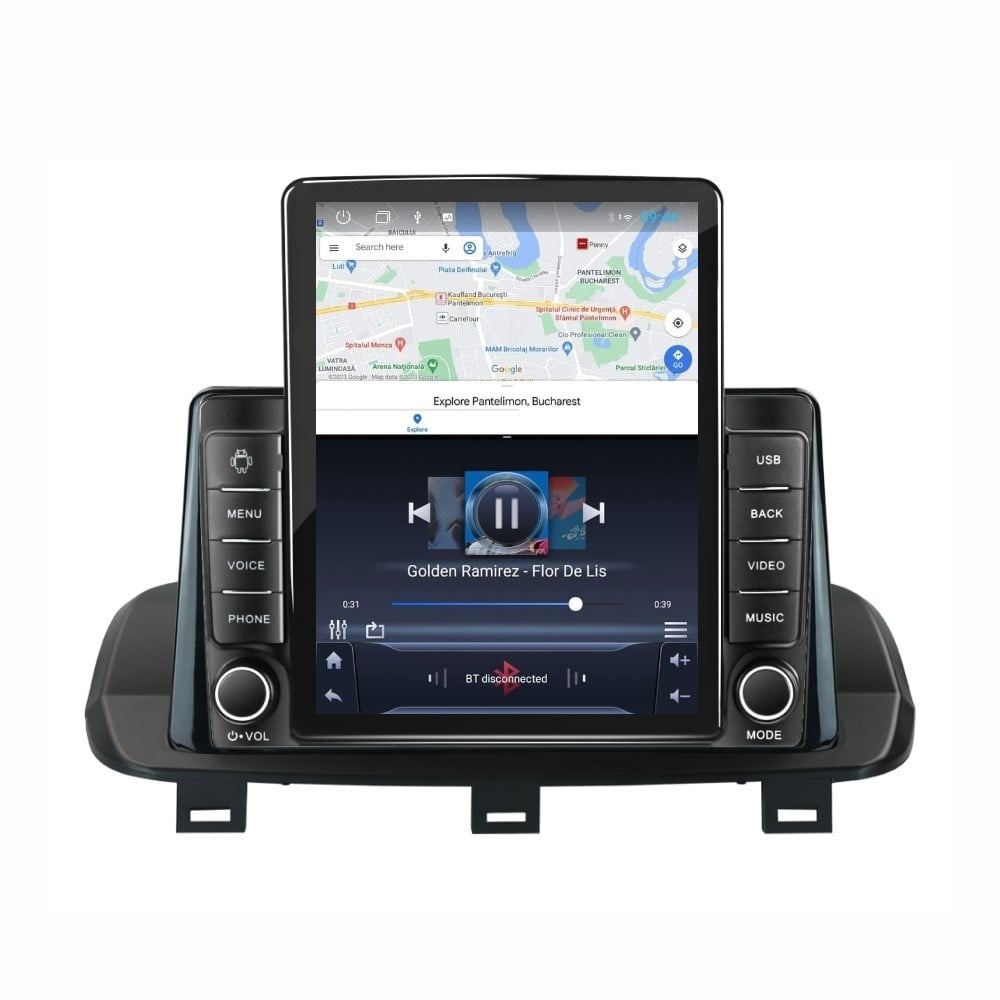 Navigatie dedicata cu Android Nissan X-Trail T33 dupa 2021, 1GB RAM, Radio GPS Dual Zone, Touchscreen IPS 9.7