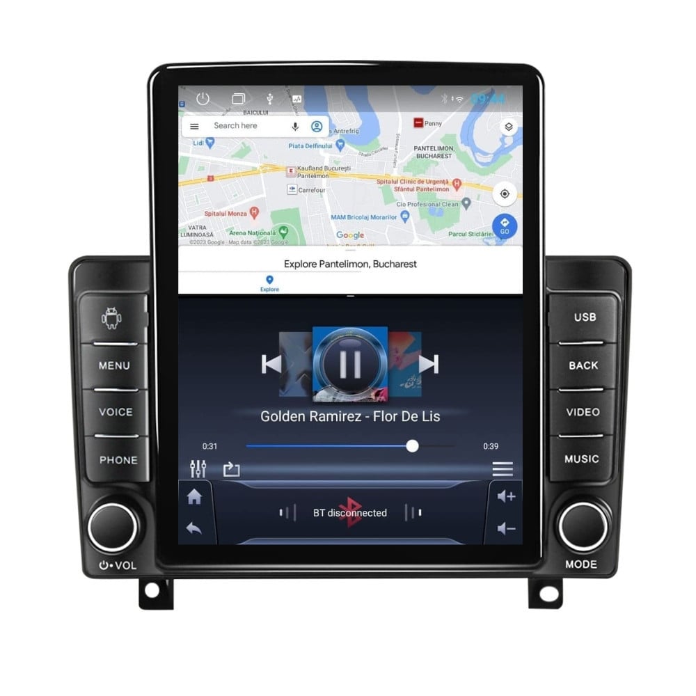 Navigatie dedicata cu Android Opel Astra H 2004 - 2014, 1GB RAM, Radio GPS Dual Zone, Touchscreen IPS 9.7\'\' HD tip Tesla, Internet Wi-Fi, Bluetooth, MirrorLink, USB, Waze - 2 | YEO