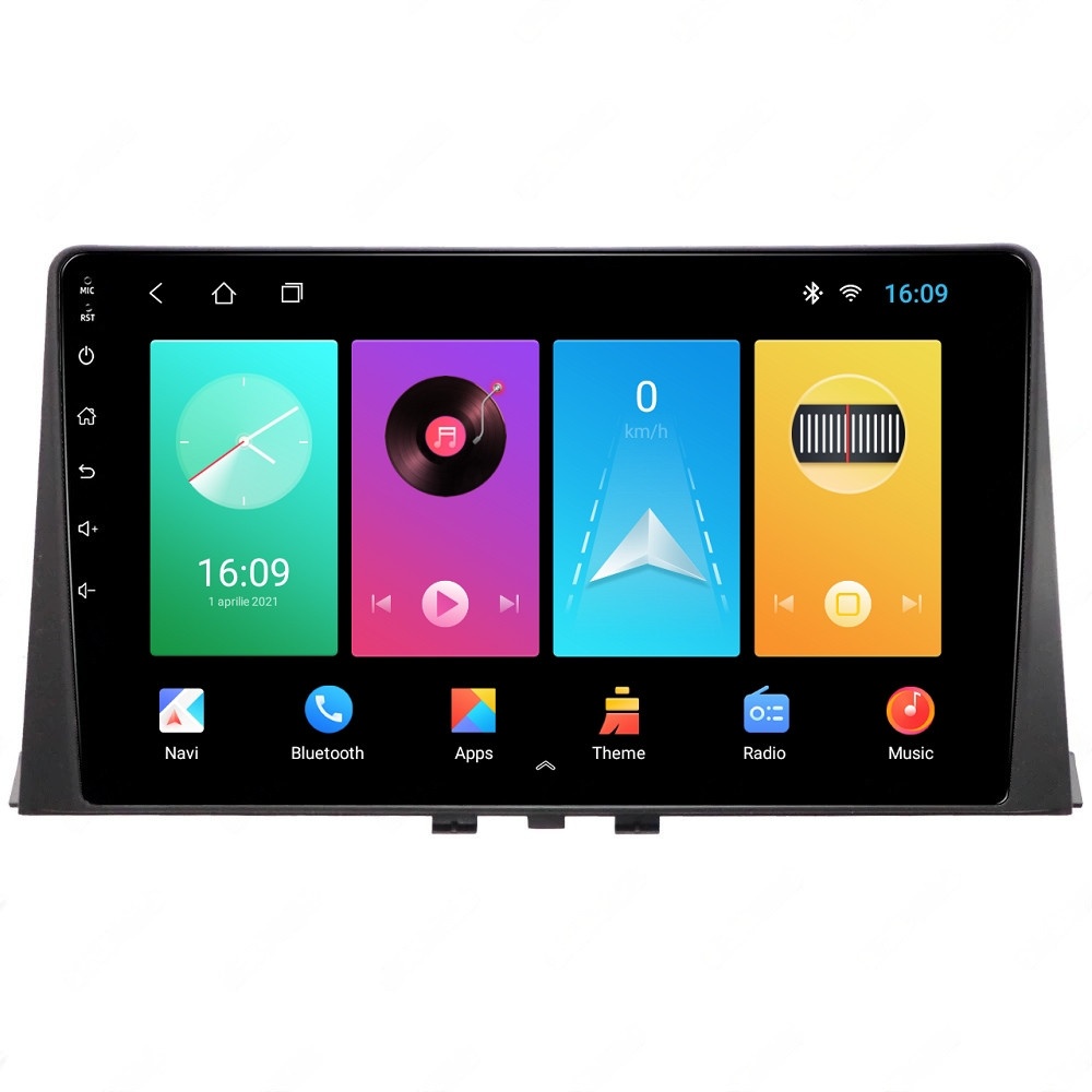 Navigatie dedicata cu Android Opel Combo E dupa 2018, 1GB RAM, Radio GPS Dual Zone, Display HD IPS 10