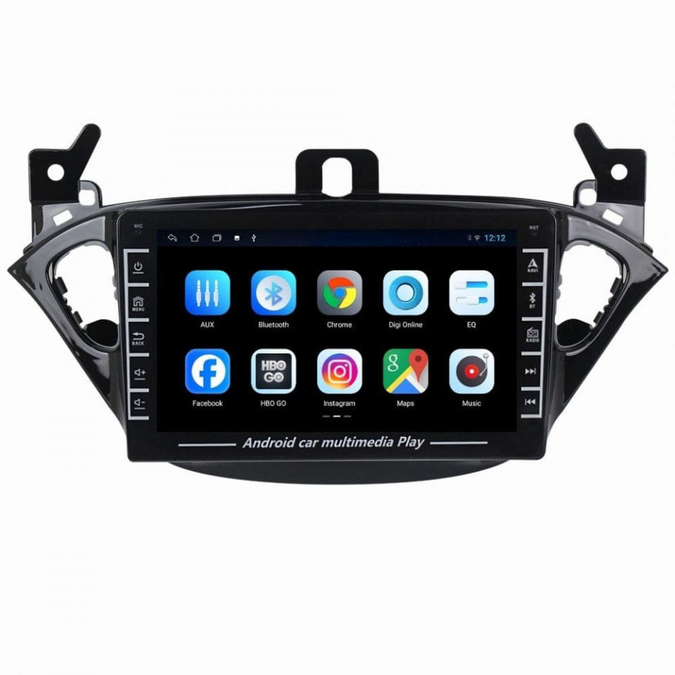 Navigatie dedicata cu Android Opel Corsa E 2014 - 2019, 1GB RAM, Radio GPS Dual Zone, Display HD IPS 8