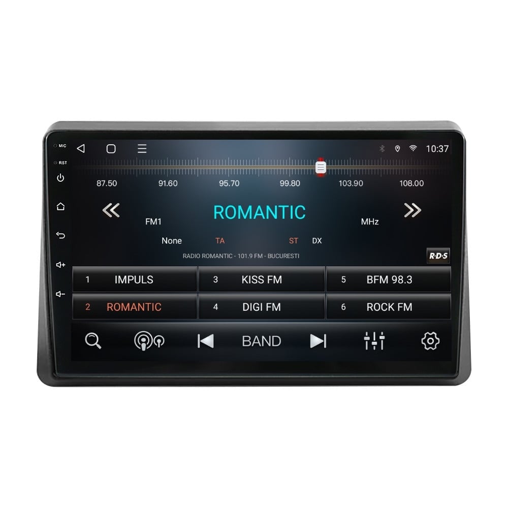 Navigatie dedicata cu Android Opel Movano B 2020 - 2022, 3GB RAM, Radio GPS Dual Zone, Display HD QLED 10