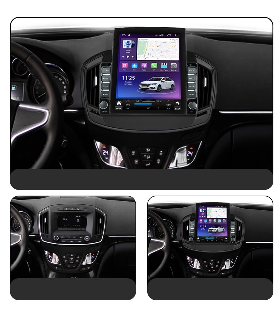 Navigatie dedicata cu Android Opel Zafira Tourer C 2016 - 2019, 4GB RAM, Radio GPS Dual Zone, Touchscreen IPS 9.7