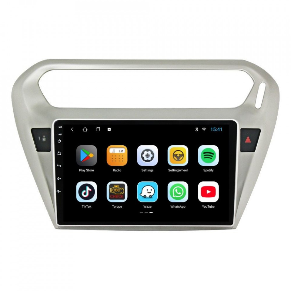 Navigatie dedicata cu Android Peugeot 301 dupa 2012, 1GB RAM, Radio GPS Dual Zone, Display HD IPS 9