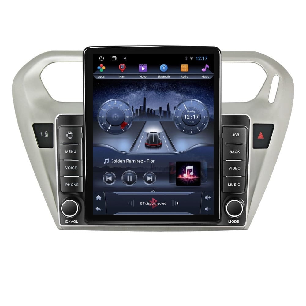 Navigatie dedicata cu Android Peugeot 301 dupa 2012, 1GB RAM, Radio GPS Dual Zone, Touchscreen IPS 9.7