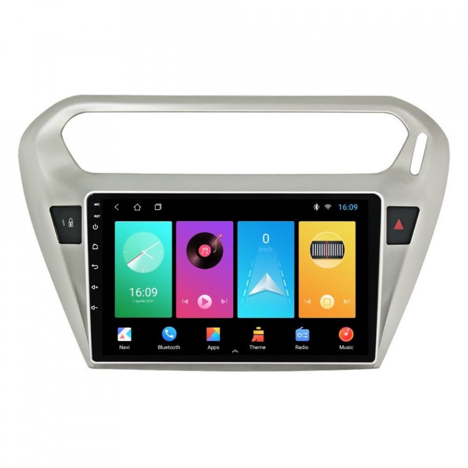 Navigatie dedicata cu Android Peugeot 301 dupa 2012, 2GB RAM, Radio GPS Dual Zone, Display HD IPS 9