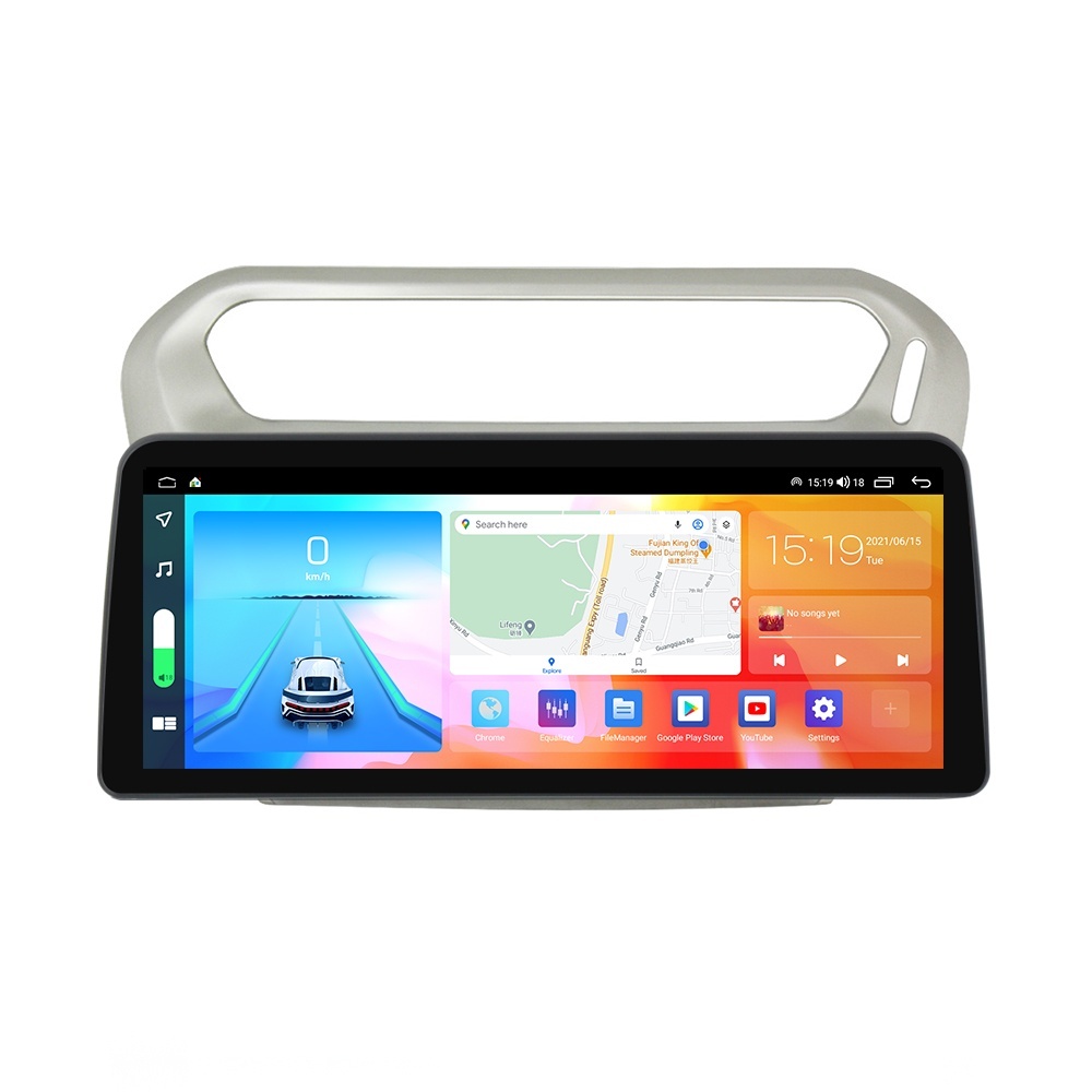 Navigatie dedicata cu Android Peugeot 301 dupa 2012, 4GB RAM, Radio GPS Dual Zone, Display QLED 12.3